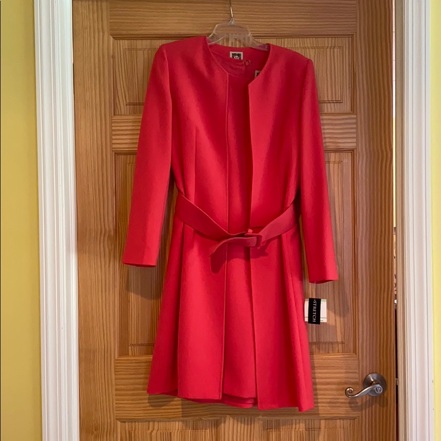 Pink Dress With Jacket. Anne Klein